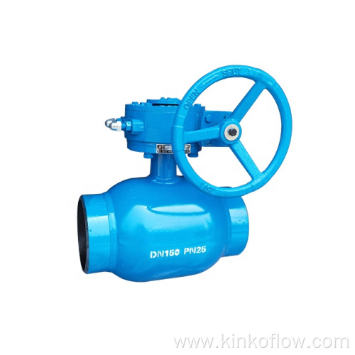 carbon steel RPTFE seal welded ball valve